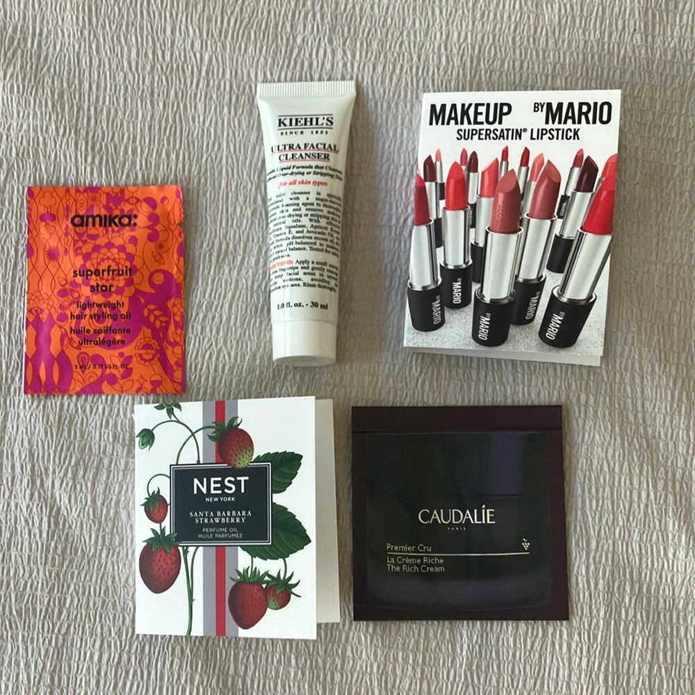 Makeup and Skincare Set with Lipstick and Cleanser